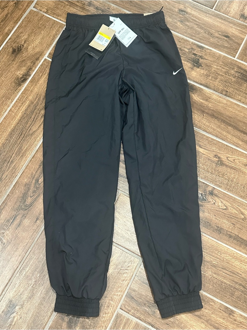 Nike Black Women's Lightweight Track Joggers with Swoosh